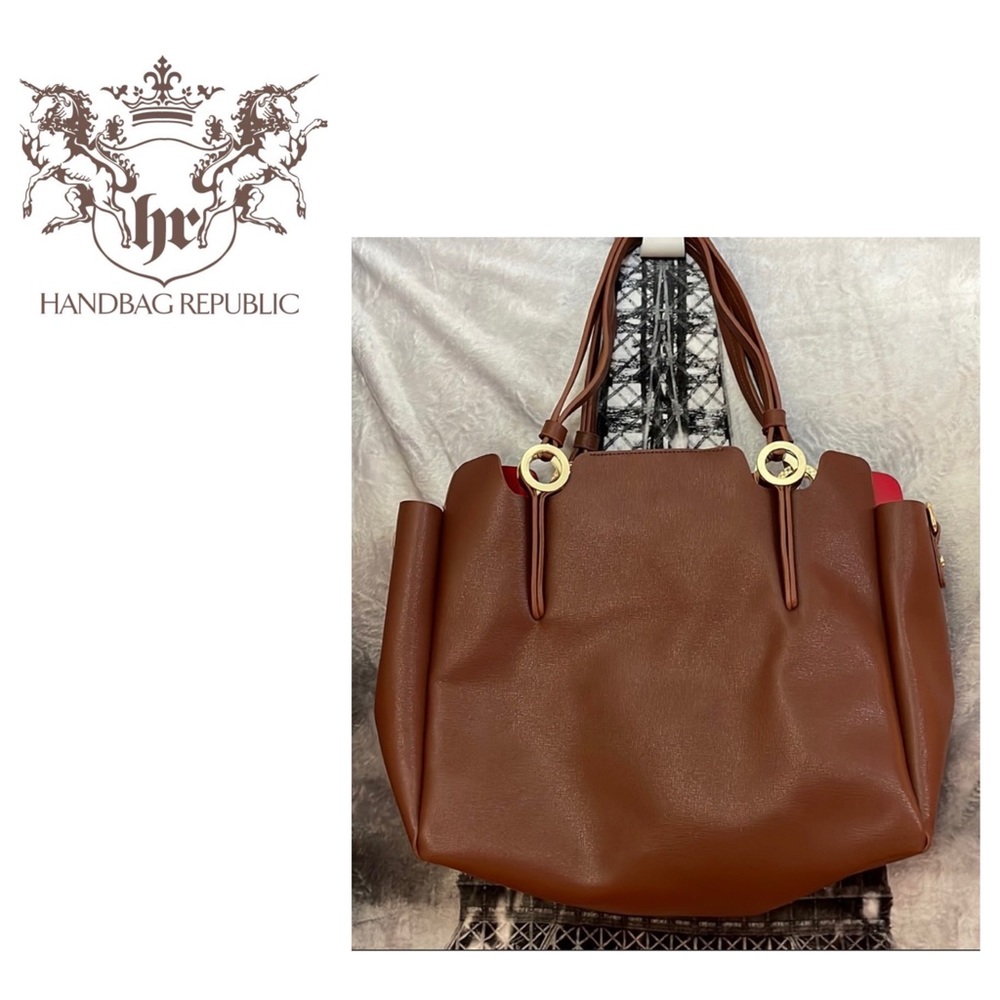 Vegan Brown Tote Bag